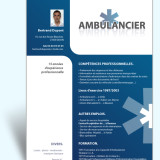 CV d'un ambulancier